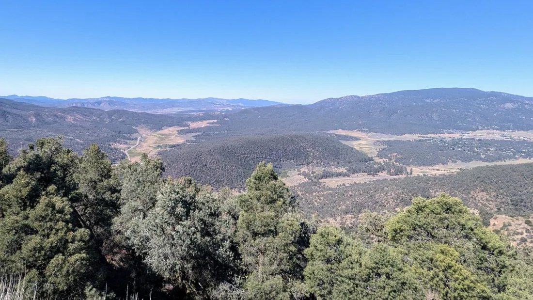 From near Tecuya Peak, looking southwest